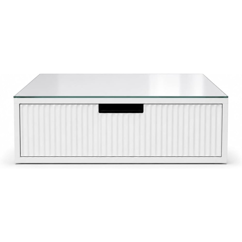 ORGANIZER PORTA CAPSULE CIALDE BIANCO TOP VETRO BIANCO DIVISORI 749607