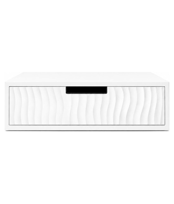 CASSETTO ORGANIZER PORTA CAPSULE CIALDE CAFFÈ BIANCO DESIGN ONDE 749638