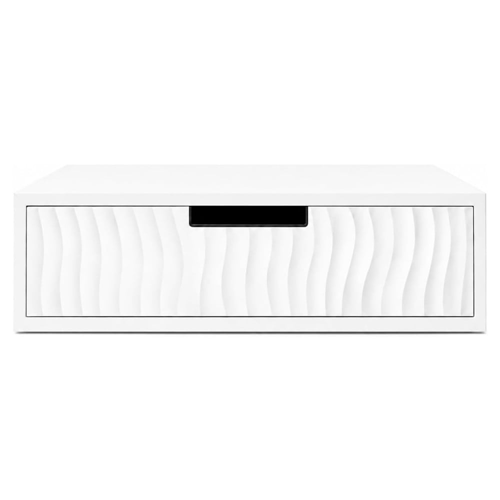 CASSETTO ORGANIZER PORTA CAPSULE CIALDE CAFFÈ BIANCO DESIGN ONDE 749638