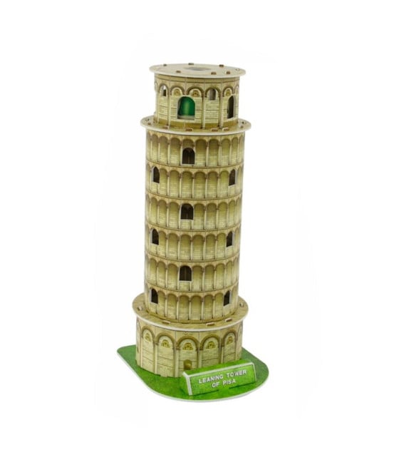 PUZZLE 3D FORMA TORRE DI PISA IN MINIATURA COSTRUZIONE FAI DA TE 32399