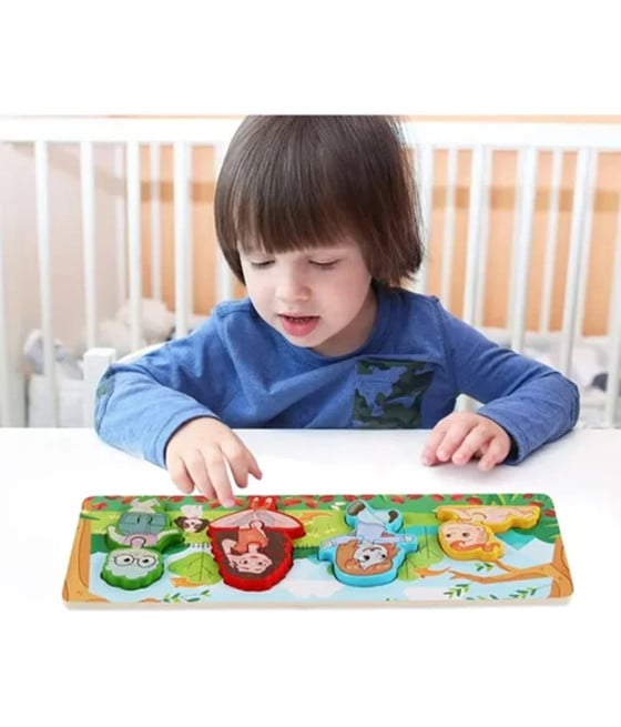 LAVAGNA PUZZLE LEGNO CICLO CRESCITA DONNA GIOCO EDUCATIVO BAMBINI 74997