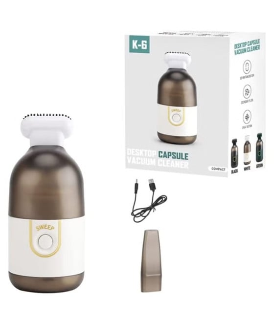 MINI ASPIRAPOLVERE PORTATILE SENZA FILI RICARICABILE PER PULIZIA K-6