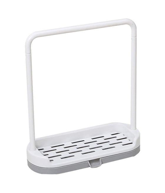 SET 3PZ PORTA SPUGNA SAPONE CUCINA PORTA ASCIUGAMANI LAVELLO DRENAGGIO