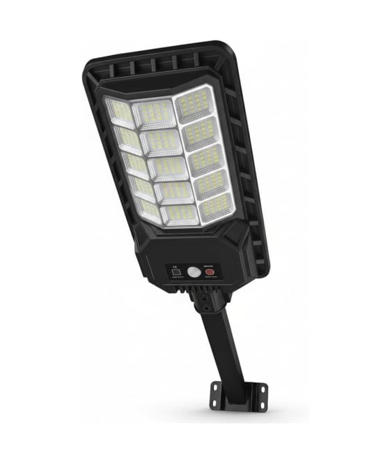 LAMPIONE SOLARE 1500W 240LED 4800MAH SENSORE MOVIMENTO IP65 LE-470