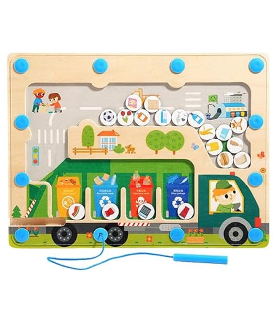 PUZZLE MAGNETICO PER SMISTARE I RIFIUTI PENNA EDUCATIVO BAMBINI 32349