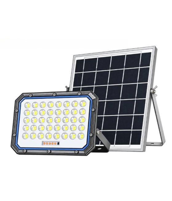 FARO PROIETTORE LED SOLARE IMPERMEABILE 1000W IP66 ESTERNI TELECOMANDO