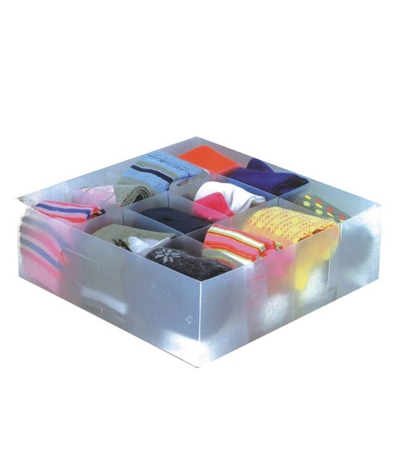 ORGANIZER DIVISORI PER CASSETTI GUARDAROBA SALVASPAZIO RIPIEGABILE