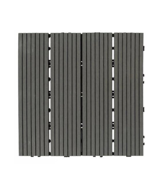 PIASTRELLA ESTERNO EFFETTO LEGNO GRIGIO PAVIMENTO ANTISCIVOLO INCASTRO