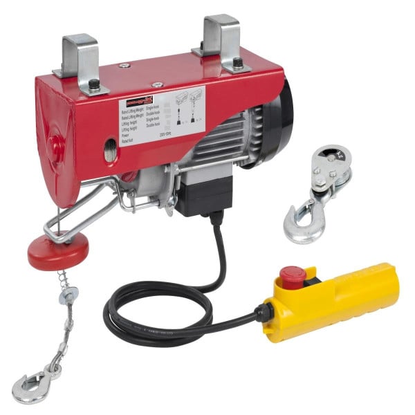 MONTACARICHI ELETTRICO PARANCO SOLLEVATORE ARGANO VERRICELLO 250/500 KG1000 18MT