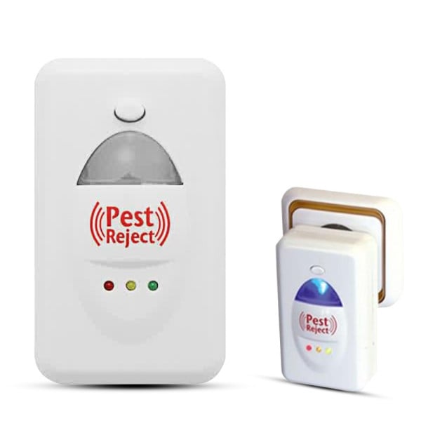 PEST REJECT SCACCIA INSETTI RODITORI MOSCHE ZANZARE RAGNI TOPI AD ULTRASUONI