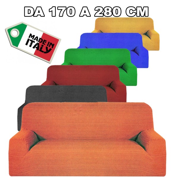 copridivano 4 posti estendibile da 170 a 280 cm copri divano elasticizzato  color