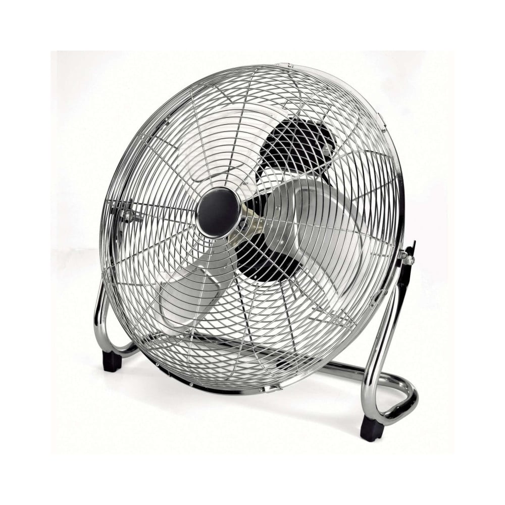 VENTILATORE 3 PALE IN ALLUMINIO OSCILLANTE DIAMETRO 40 CM 90W STAND IN METALLO