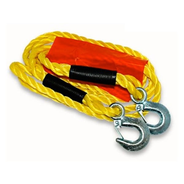 CAVO DA RIMORCHIO GANCIO TRAINO 4 MT CORDA EMERGENZA 1800KG AUTO MOTO CAMPER