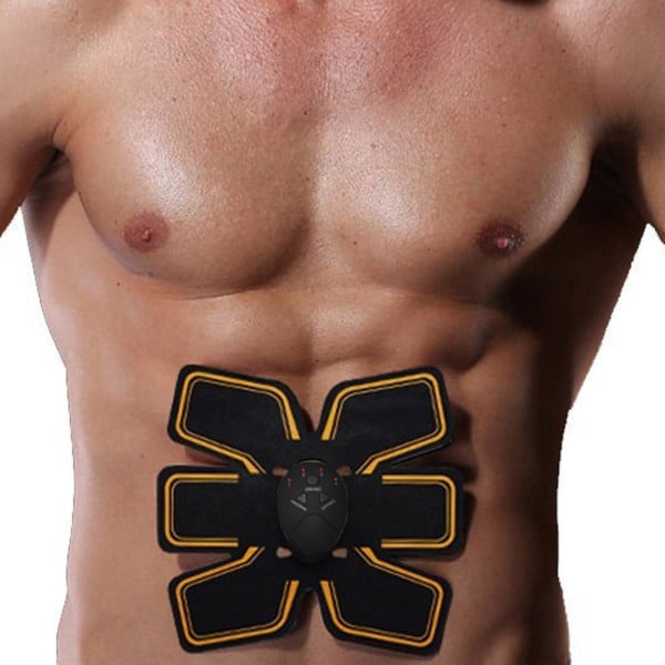 ELETTROSTIMOLATORE EMS 6 ELETTRODI PER DIMAGRIMENTO VELOCE FITNESS MASSAGGIATORE