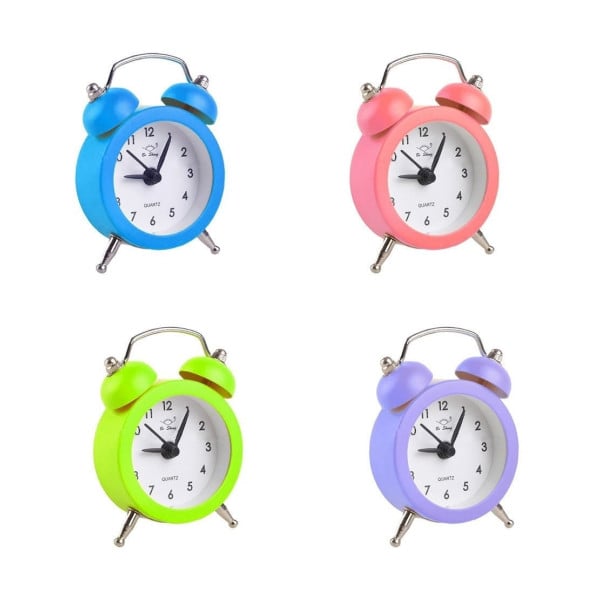 MINI SVEGLIA ANALOGICO DA TAVOLO piccola OROLOGIO ALLARME SONORO