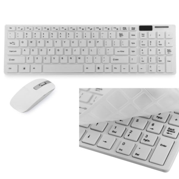 MINI TASTIERA WIRELESS 2.4GHz + MOUSE CON COPRI TASTIERA COMPATIBILE IPAD TABLET