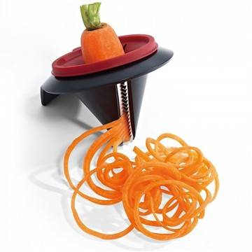 Maxi affetta verdure a spirale tempera taglia spaghetti julienne cucina 4  lame