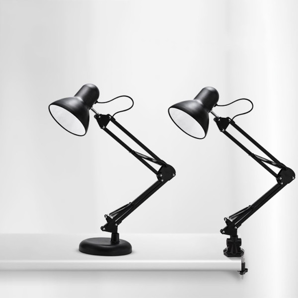 LAMPADA DA TAVOLO CON MORSETTO ORIENTABILE X ESTETISTA SNODABILE E27 COLORI 60W