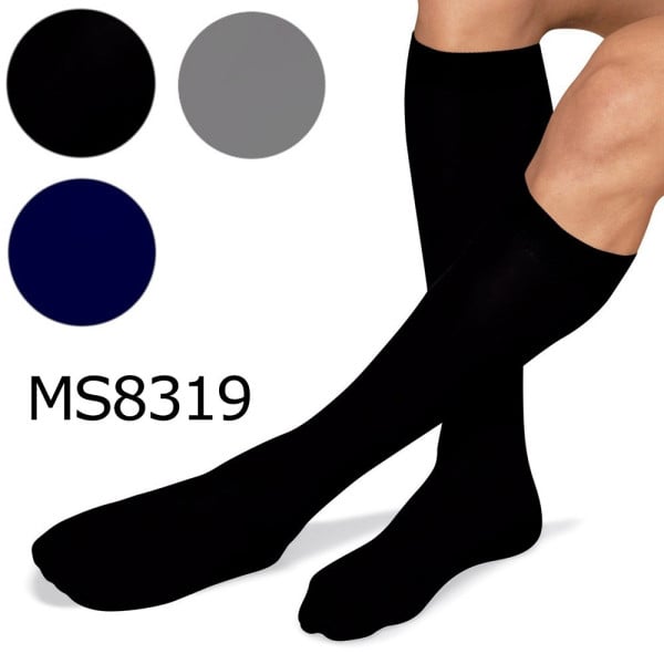 12 PAIA CALZE CALZINI LUNGHI UOMO COTONE TINTA UNITA NERO BLU GRIGIO MS8319