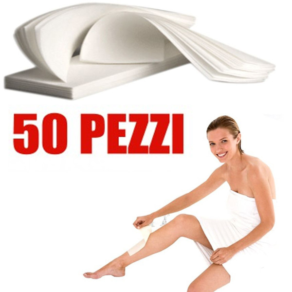STRISCE DEPILATORIE PRETAGLIATE STRAPPA 50 PEZZ CERA ROIAL PROFESSIONALI CERETTA