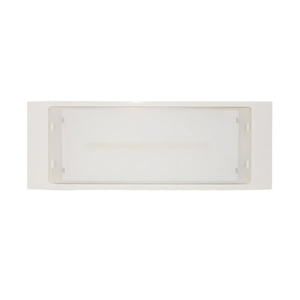 LAMPADA PLAFONIERA EMERGENZA LUCE LED 4W INCASSO PARETE IP40 DE LITE 6500K