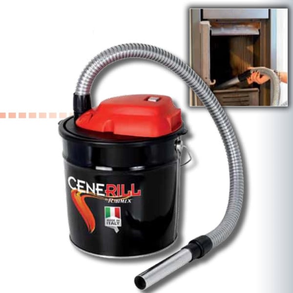 Aspiratore Aspiracenere Aspira ceneri 800W 18lt. Ribitech - CENERILL PRCEN001