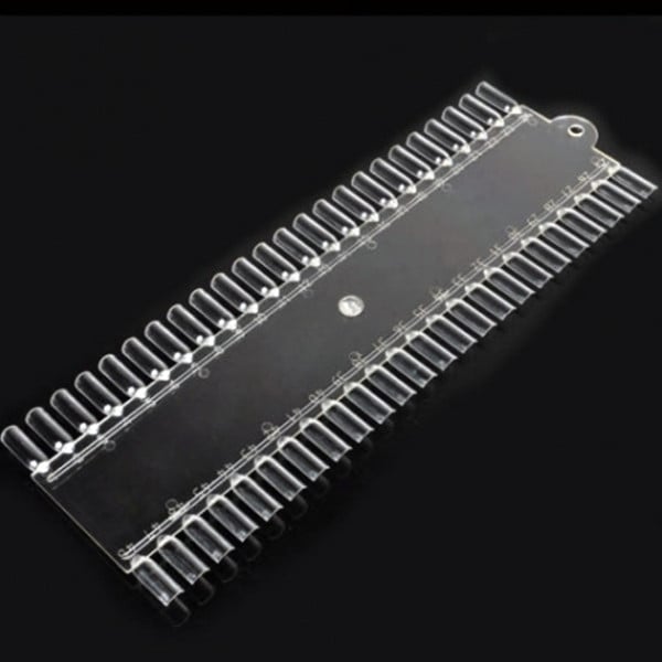 ESPOSITORE TABELLA 48 UNGHIE NAIL ART RICOSTRUZIONE TIPS MOSTRA SMALTO MANICURE