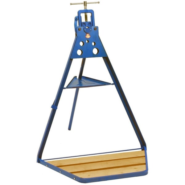 CAVALLETTO PORTATILE IDRAULICO 3" POLLICI ARIEX MORSA BANCO TUBI DA LAVORO