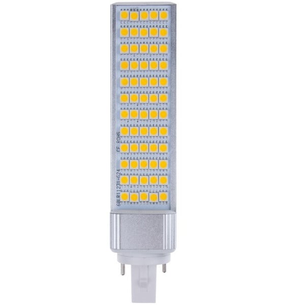 Lampadina Lampada Faretto G24 PL 15W 220V 60 Led Luce Bianco Freddo