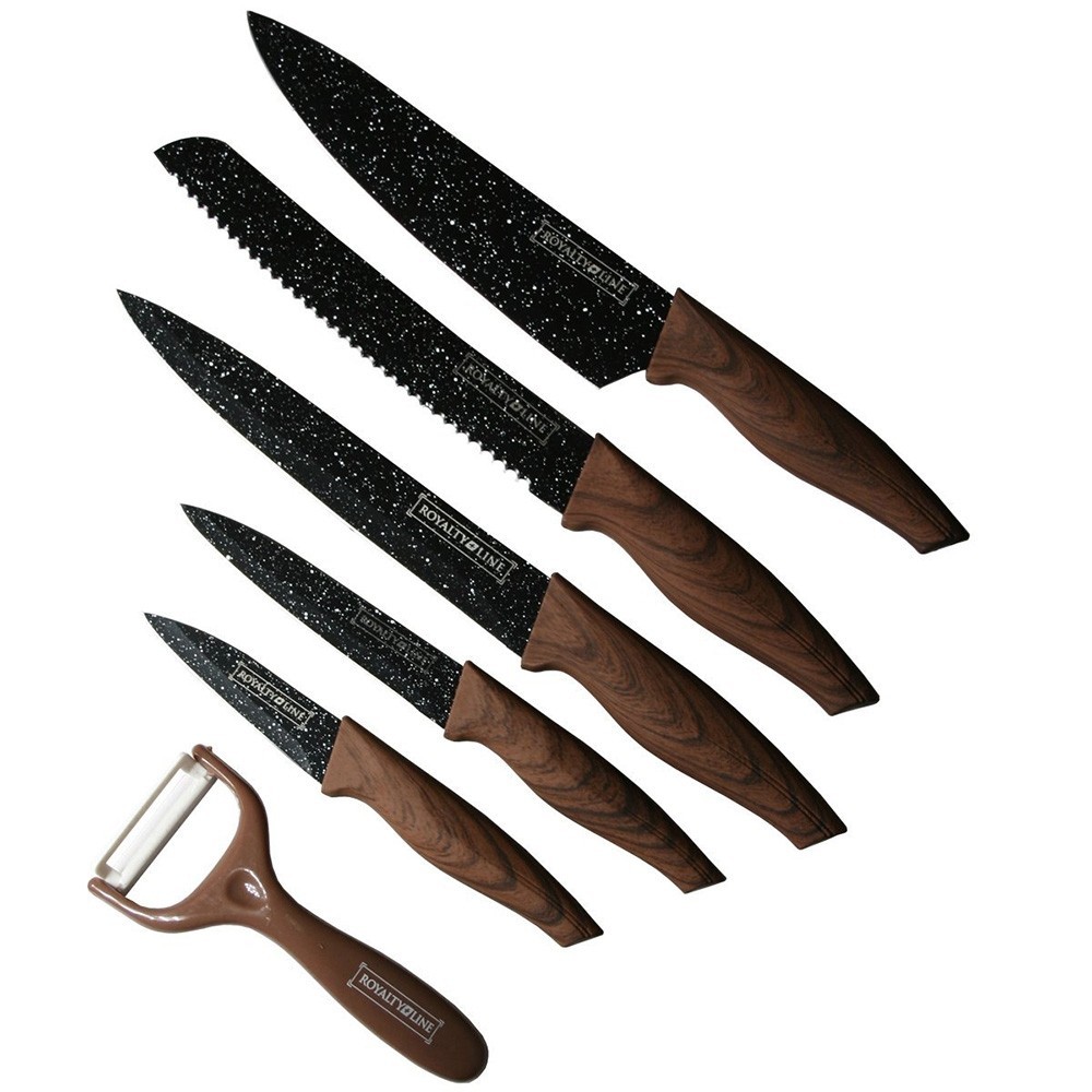 Svensbjerg Set di coltelli, 5 pezzi, set di coltelli da cucina