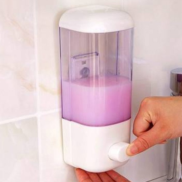 Distributore di sapone per lavello della cucina trasparente *500ml -  Distributore di sapone per lavabo da cucina a parete da 500 ml