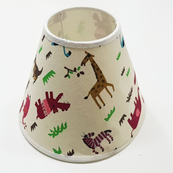 PARALUME CONICO CILINDRO MODERNO PER LAMPADA E APPLIQUE ANIMALI MISURA 12"