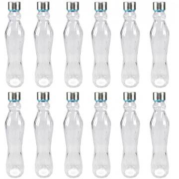 Kit da 12 pezzi - Bottiglie di vetro portaconfetti - 6 varianti - Makewao