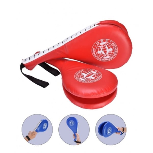 COPPIA COLPITORI TAEKENWONDO BOXE PAD PUNCH BERSAGLIO GUANTONE KARATÈ MUAY THAI