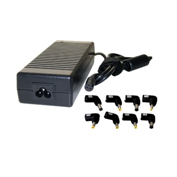 ALIMENTATORE UNIVERSALE 120 W PC LAPTOP UFFICIO CASA NOTEBOOK 8 ADATTATORI