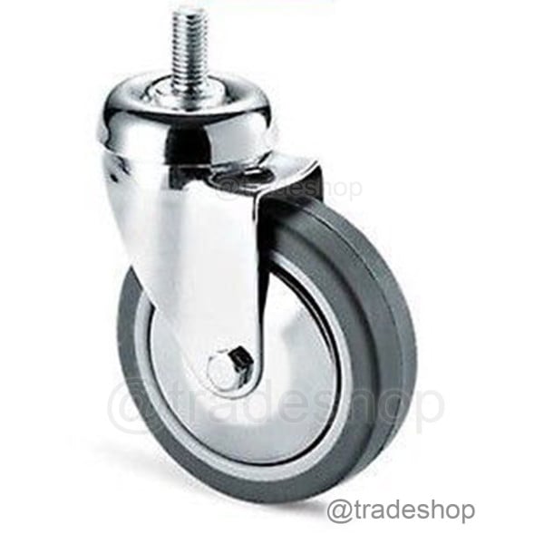 RUOTA GRIGIA CON PERNO TBF CEBORA DIAMETRO 60 80 100 125