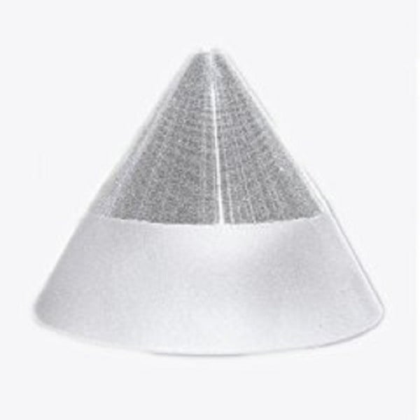 PENDENTE LAMPADA LAMPADARIO CONICO BIANCO ACCIAIO A SOFFITTO LUCE LED
