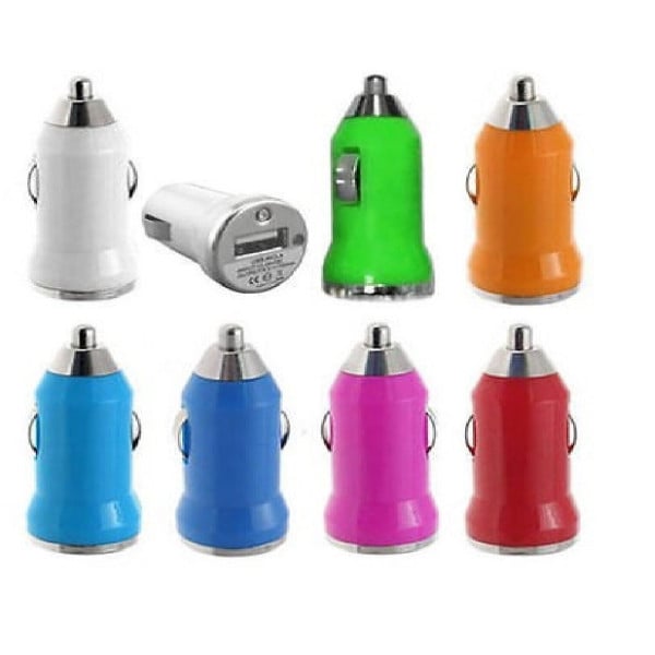 MINI CARICATORE CARICABATTERIA  AUTO USB 3GS UNIVERSALE