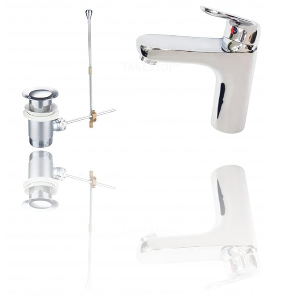 MISCELATORE BAGNO LAVANDINO ESY_52954 PILETTA SCARICO FILTRO FISSO DOPPIO FORO