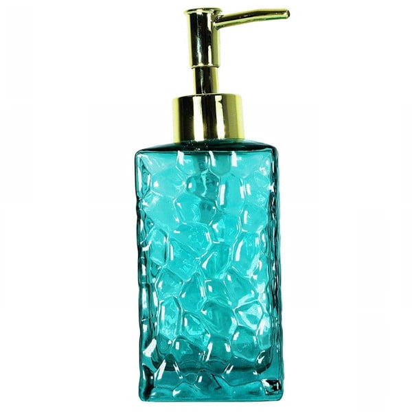 PORTASAPONE PORTA SAPONE RETTANGOLARE CRISTALLO VERDE ACQUA ESY_10359 SAPONE
