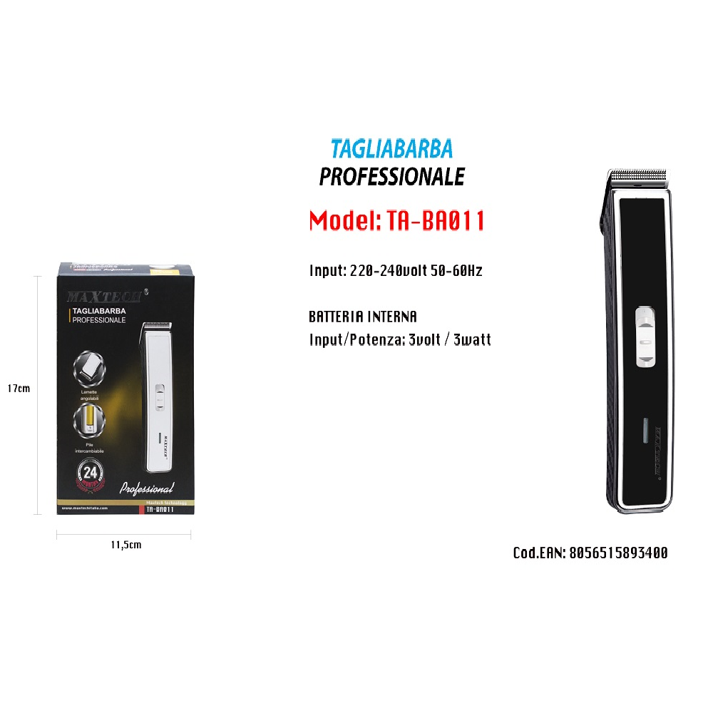 Rasoio a Batteria - Tagliacapelli Uomo Professionale, Barba, Regola Ba –  Ferraro Store