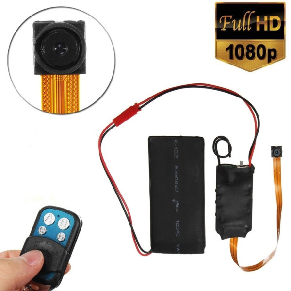 MINI MICRO TELECAMERA 1080P IP CAM SPIA SPY CMOS SPYCAM FULL HD CON TELECOMANDO