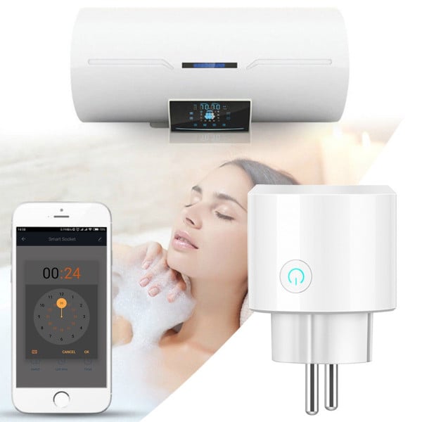 SMART PLUG PRESA CORRENTE WIFI TIMER ELETTRODOMESTICI DOMOTICA PER IOS E ANDROID