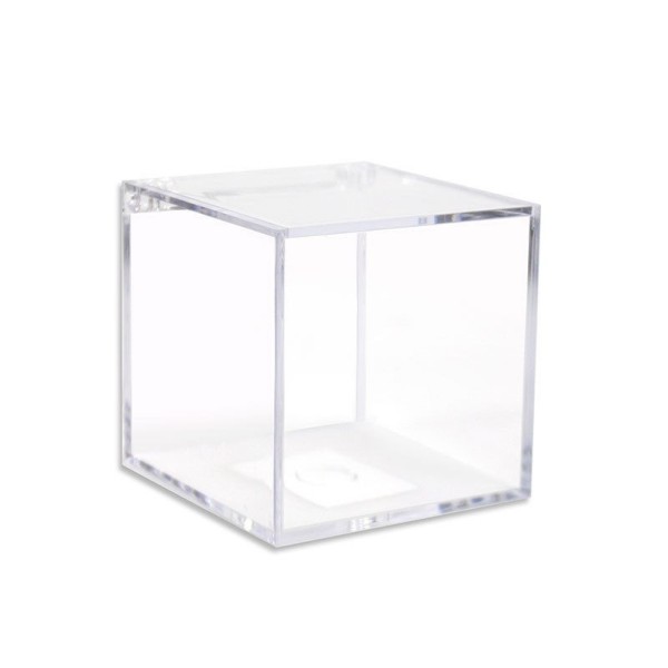 12 SCATOLINE SCATOLE CUBO PLEXIGLASS 6X6cm