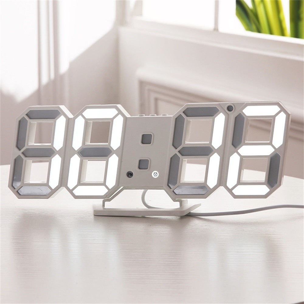 Orologi Da Parete 3D Digital Clock Decor Da Parete Modalità Night