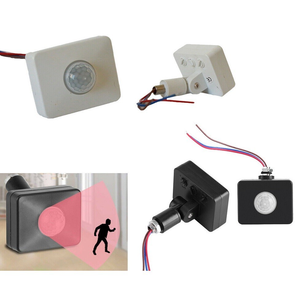 Mini Sensore di Movimento LED Infrarossi da Incasso Rotary Knob - TECHLY -  I-LIGHT-SNR11TY