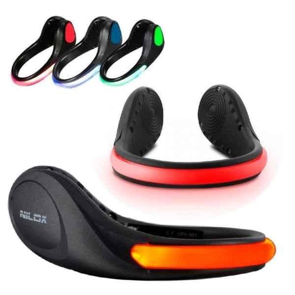 LUCE LED PER SCARPE CLIP VISIBILITÀ NOTTURNA SICUREZZA JOGGING CORSA