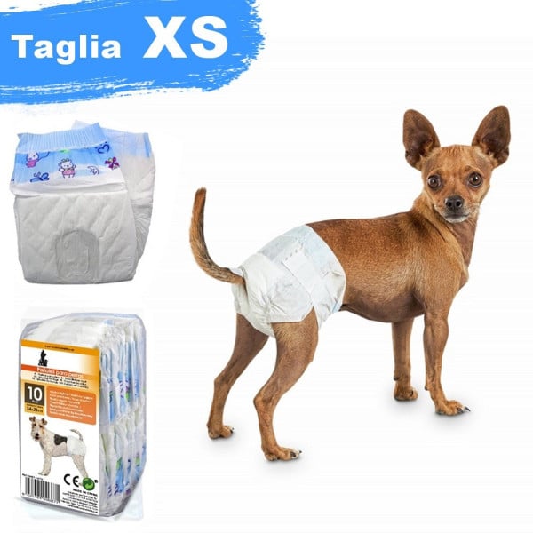 Pannolini per Cani - Assorbenti per Cagnolini | XS