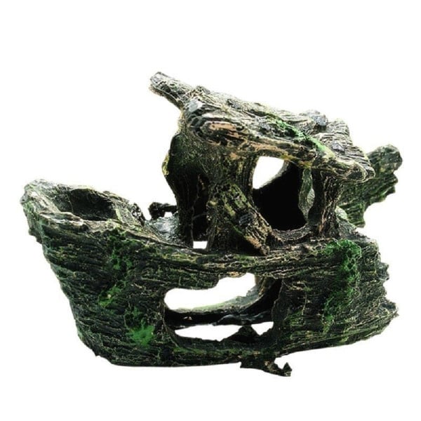 DECORAZIONE PER ACQUARIO RELITTO NAVE IMBARCAZIONE RESINA PESCI ACQUA