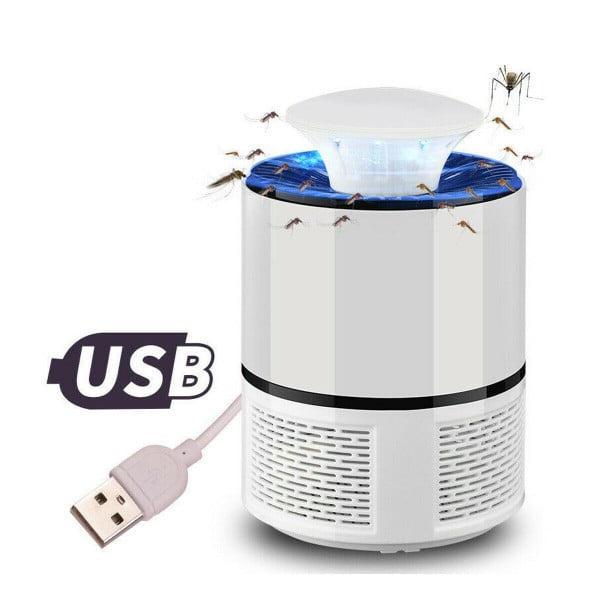 ASPIRATORE LAMPADA LED ZANZARA ANTI ZANZARE ZANZARIERA ELETTRICA USB 8120